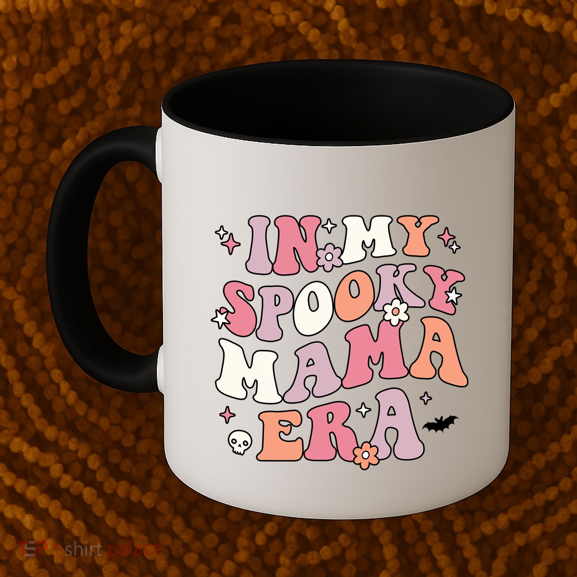 In My Spooky Mama Era Retro Halloween Witchy One Spooky Mom Gift Coffee Mug