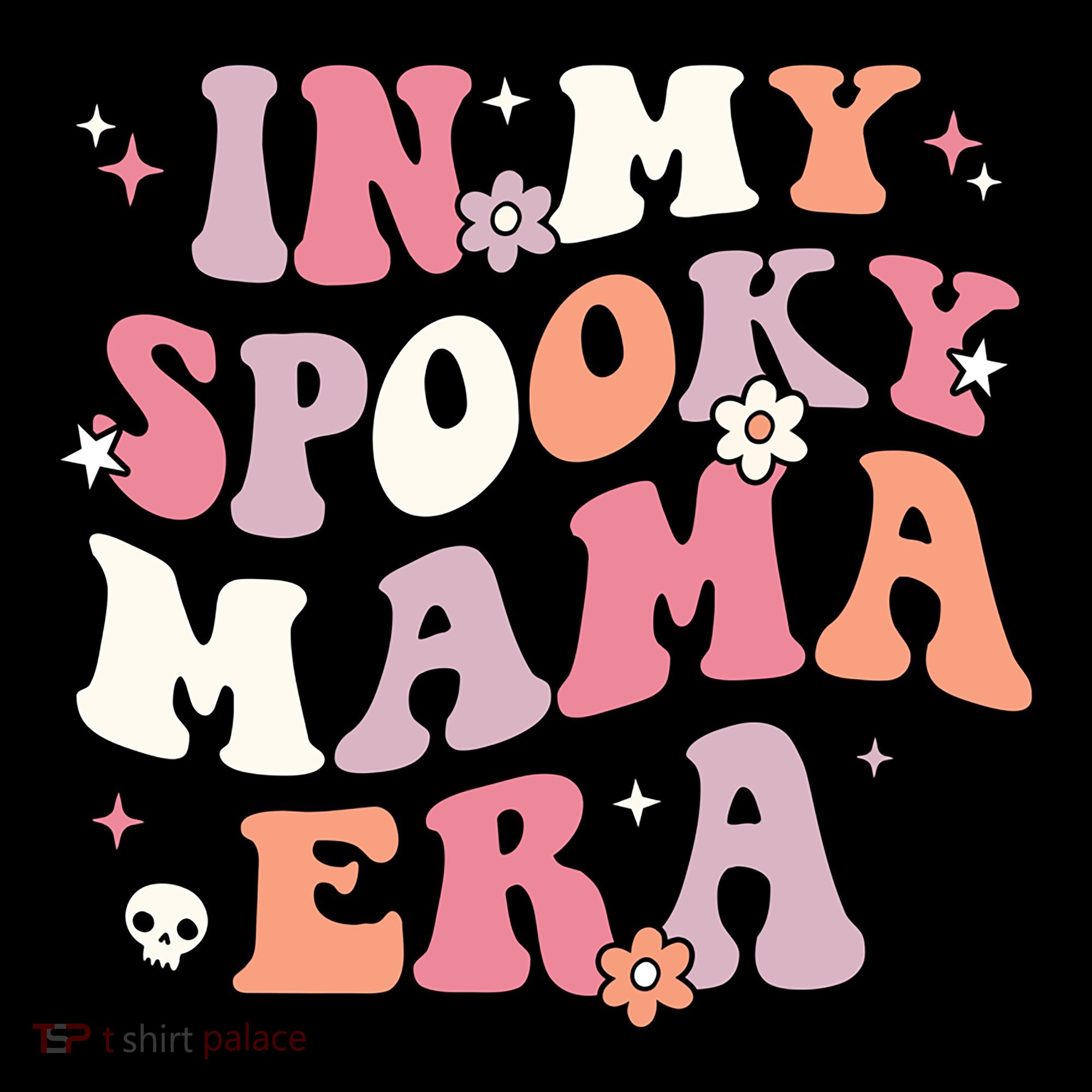 In My Spooky Mama Era Retro Halloween Witchy One Spooky Mom Gift Coffee Mug