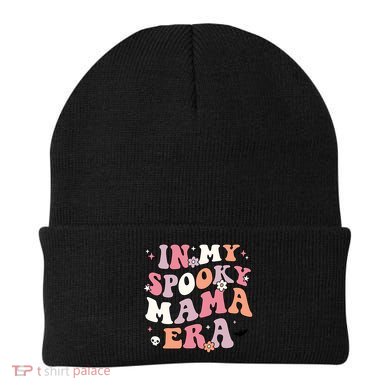 In My Spooky Mama Era Retro Halloween Witchy One Spooky Mom Gift Beanie