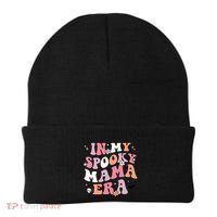 In My Spooky Mama Era Retro Halloween Witchy One Spooky Mom Gift Beanie thumb 0