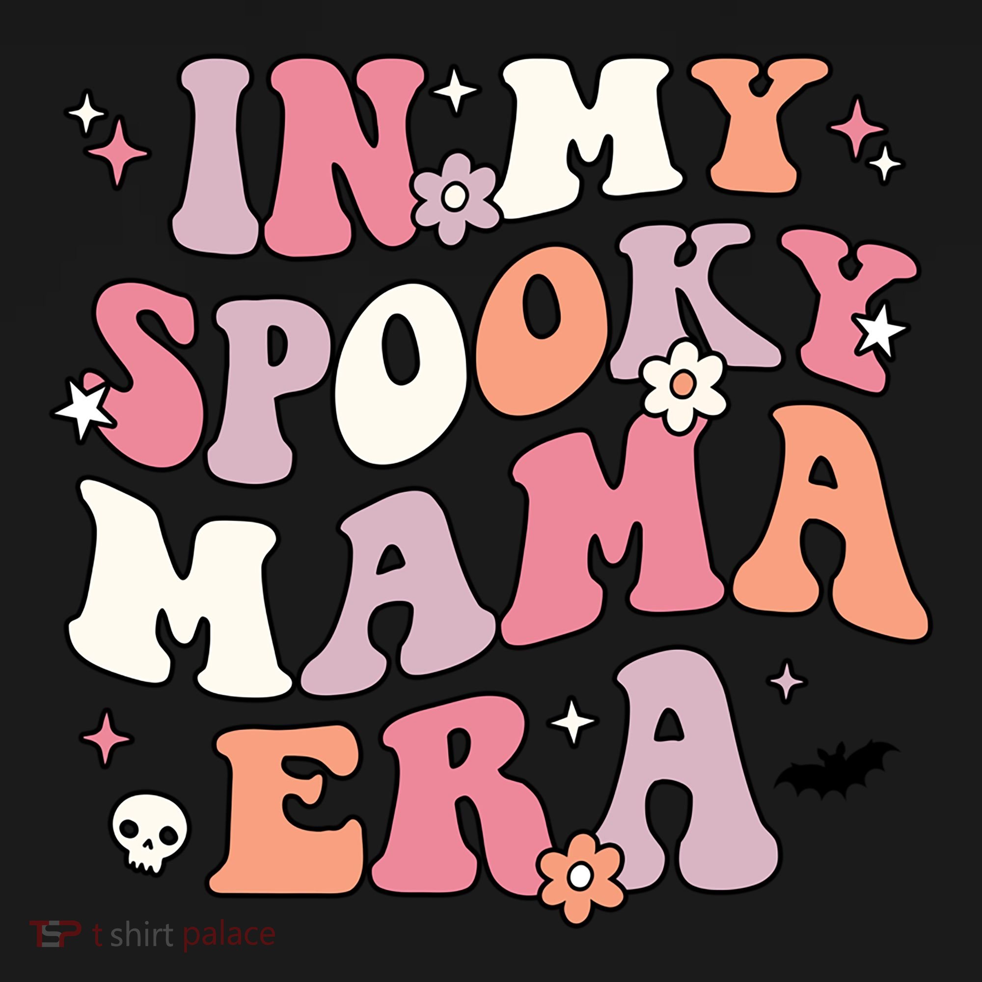 In My Spooky Mama Era Retro Halloween Witchy One Spooky Mom Gift Pajama Set