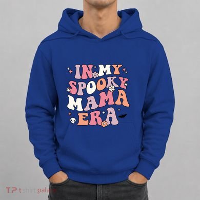 In My Spooky Mama Era Retro Halloween Witchy One Spooky Mom Gift Hoodie