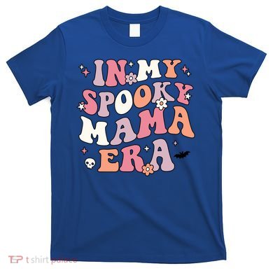 In My Spooky Mama Era Retro Halloween Witchy One Spooky Mom Gift T-Shirt