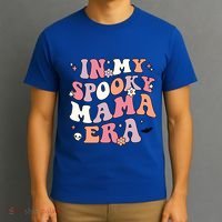 In My Spooky Mama Era Retro Halloween Witchy One Spooky Mom Gift T-Shirt thumb 3