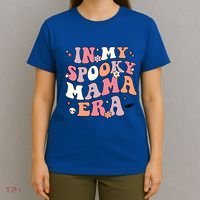 In My Spooky Mama Era Retro Halloween Witchy One Spooky Mom Gift T-Shirt thumb 4