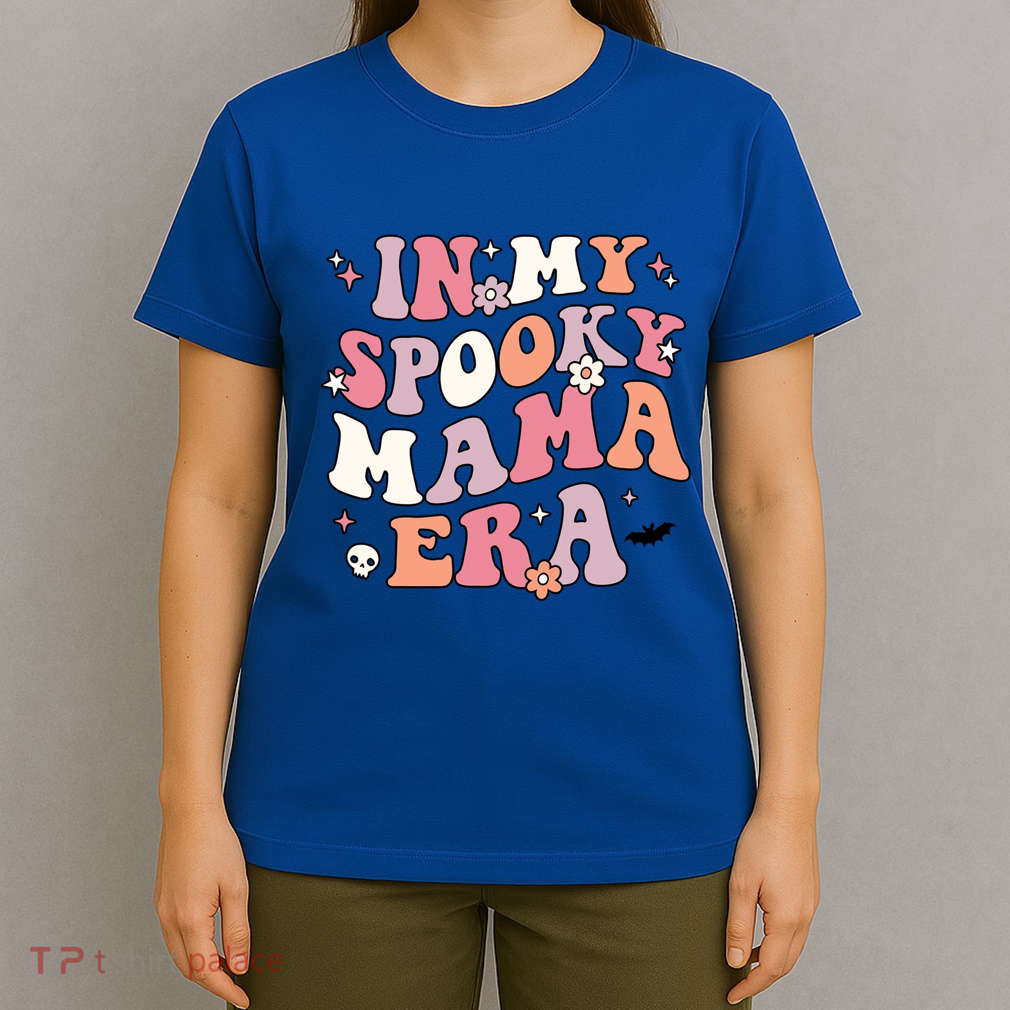 In My Spooky Mama Era Retro Halloween Witchy One Spooky Mom Gift T-Shirt