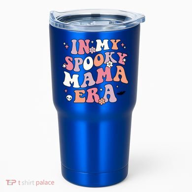 In My Spooky Mama Era Retro Halloween Witchy One Spooky Mom Gift Tumbler