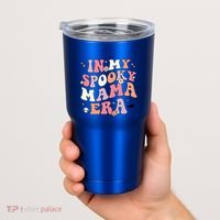 In My Spooky Mama Era Retro Halloween Witchy One Spooky Mom Gift Tumbler thumb 2