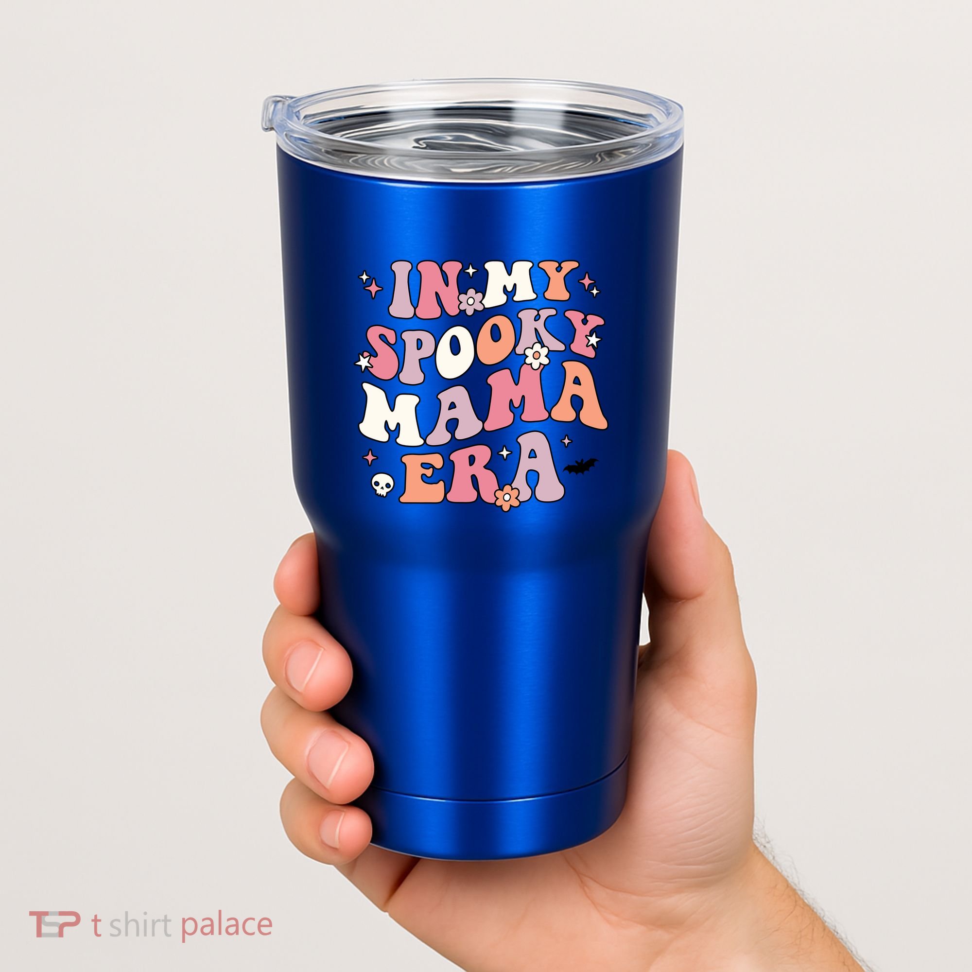 In My Spooky Mama Era Retro Halloween Witchy One Spooky Mom Gift Tumbler