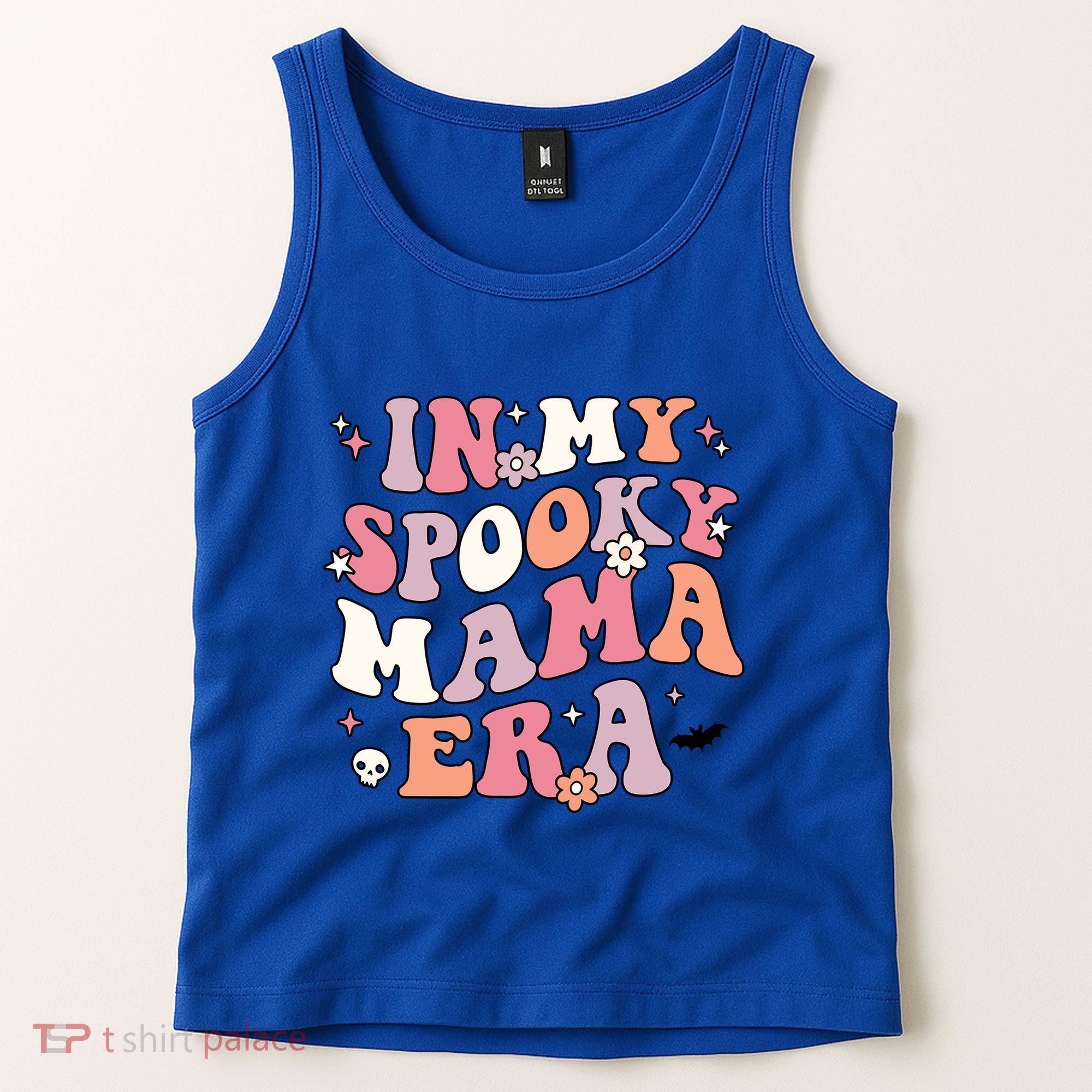 In My Spooky Mama Era Retro Halloween Witchy One Spooky Mom Gift Tank Top
