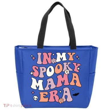 In My Spooky Mama Era Retro Halloween Witchy One Spooky Mom Gift Tote Bag