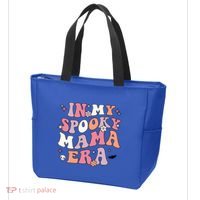 In My Spooky Mama Era Retro Halloween Witchy One Spooky Mom Gift Tote Bag thumb 3