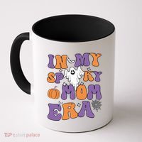 In My Spooky Mom Era Funny Halloween Groovy Meaningful Gift Coffee Mug thumb 0
