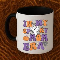 In My Spooky Mom Era Funny Halloween Groovy Meaningful Gift Coffee Mug thumb 2