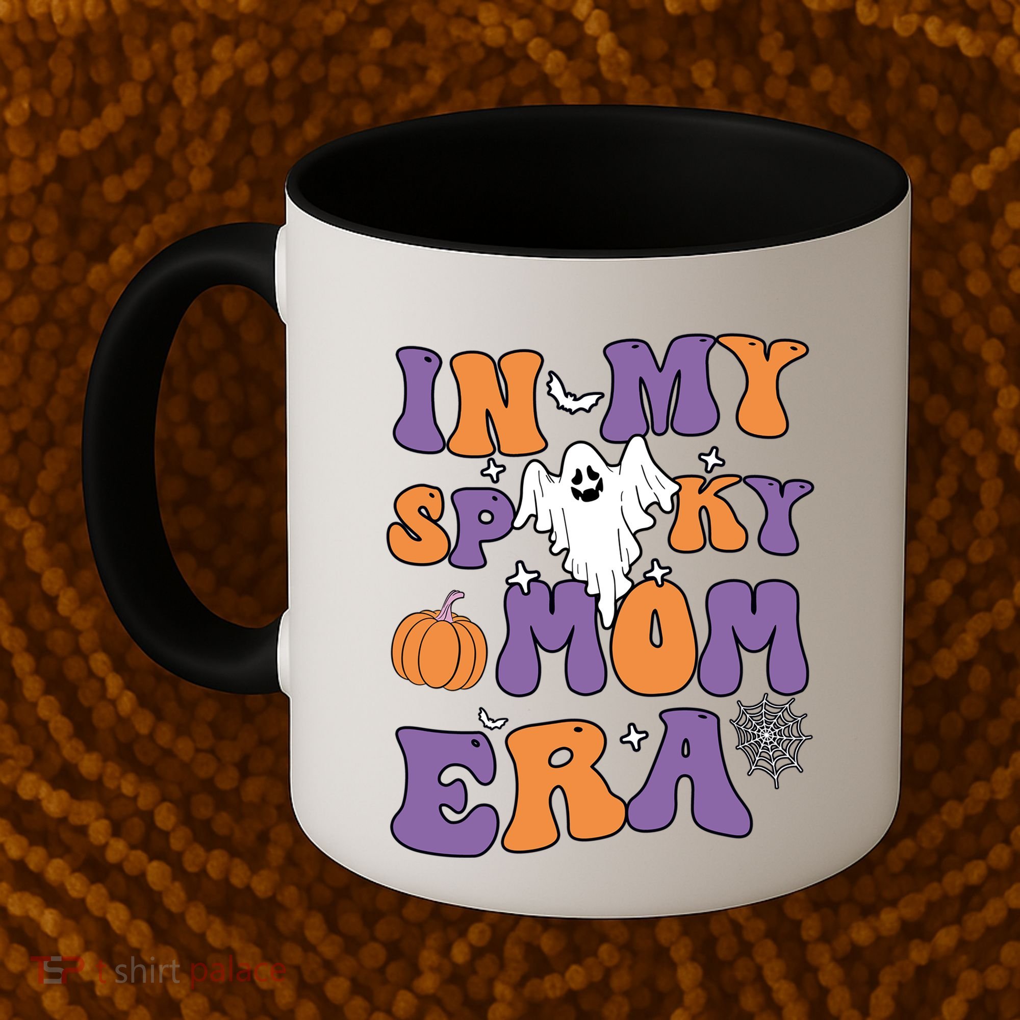 In My Spooky Mom Era Funny Halloween Groovy Meaningful Gift Coffee Mug