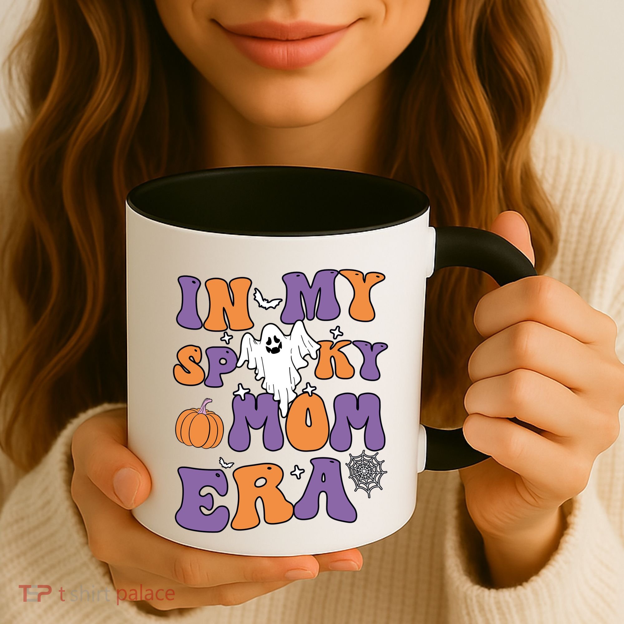 In My Spooky Mom Era Funny Halloween Groovy Meaningful Gift Coffee Mug