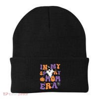 In My Spooky Mom Era Funny Halloween Groovy Meaningful Gift Beanie thumb 0