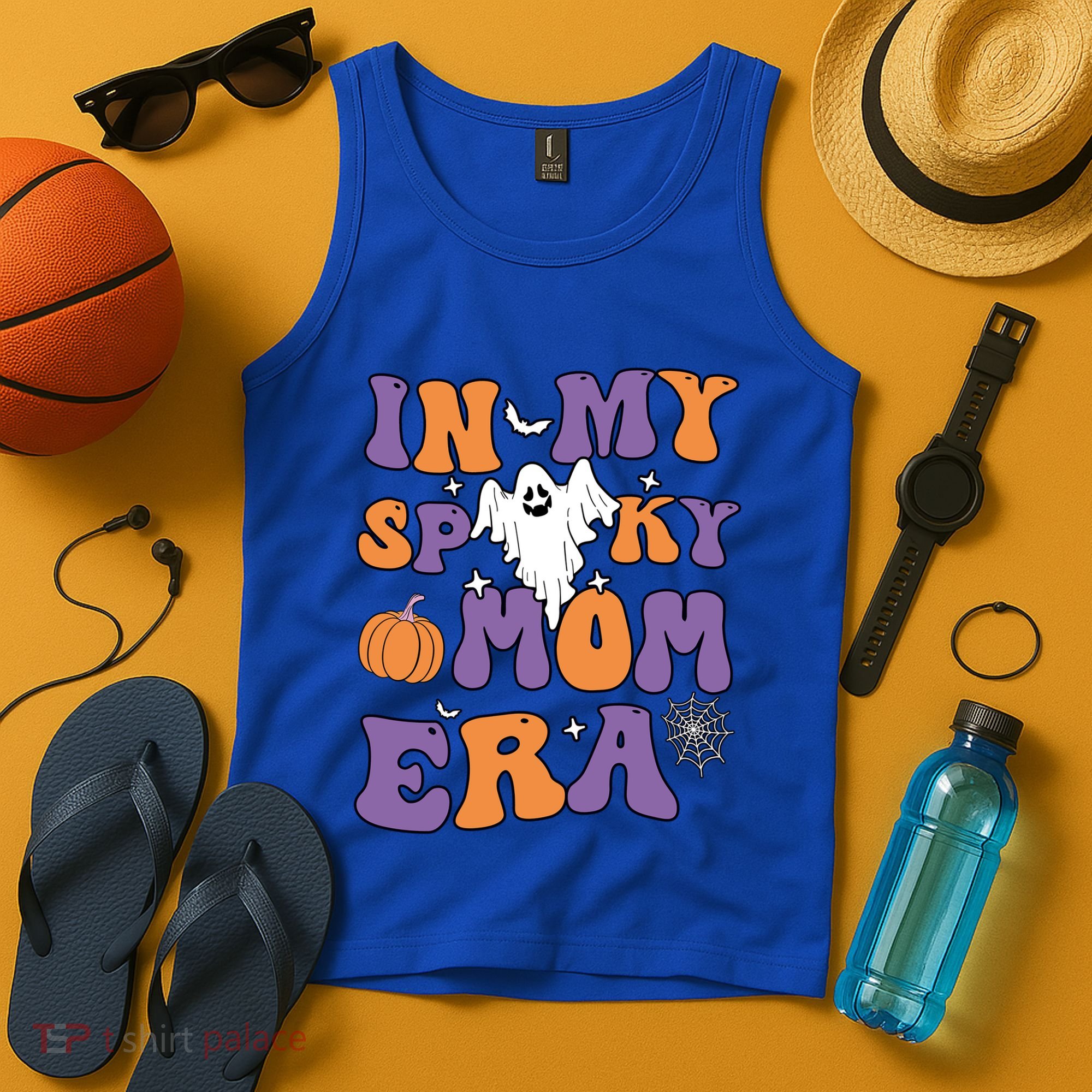 In My Spooky Mom Era Funny Halloween Groovy Meaningful Gift Tank Top