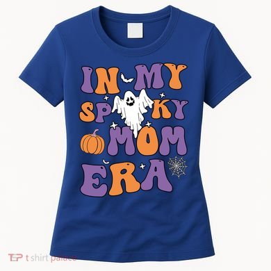 In My Spooky Mom Era Funny Halloween Groovy Meaningful Gift Women's T-Shirt