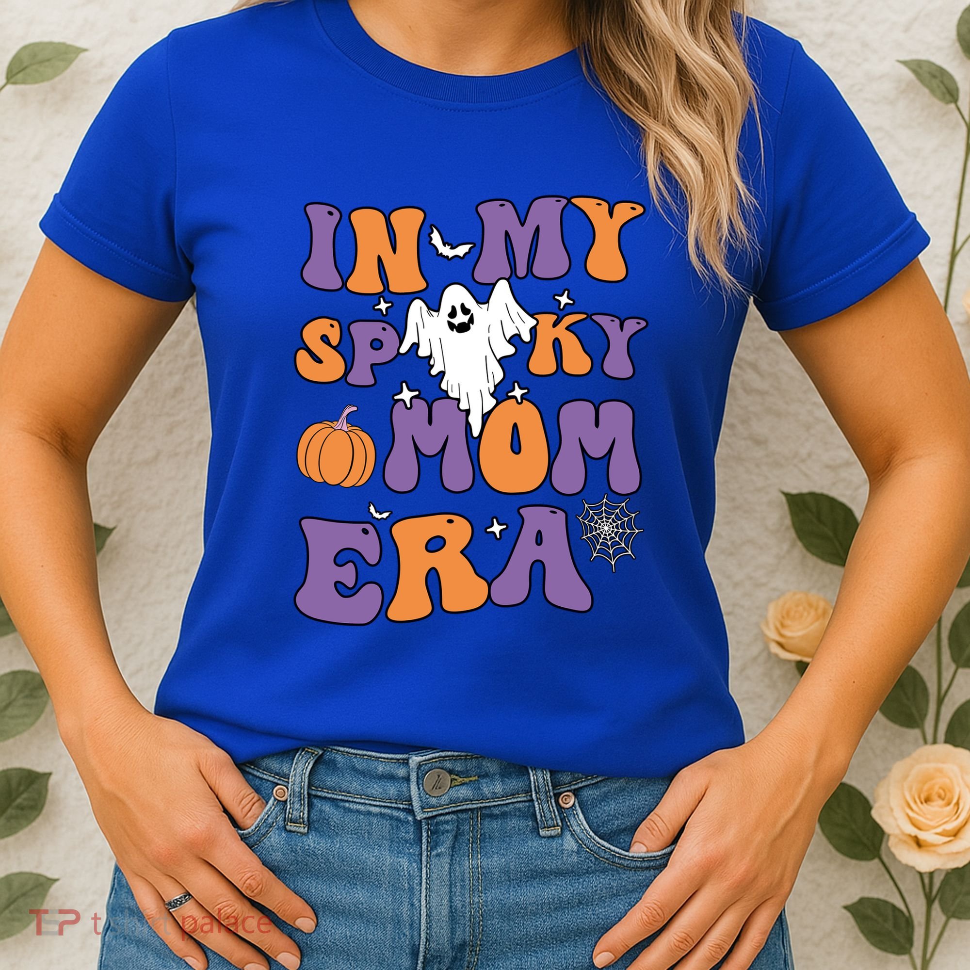 In My Spooky Mom Era Funny Halloween Groovy Meaningful Gift Women's T-Shirt