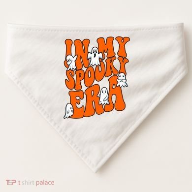 In My Spooky Era Halloween Groovy USA-Made Doggie Bandana