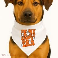 In My Spooky Era Halloween Groovy USA-Made Doggie Bandana thumb 1