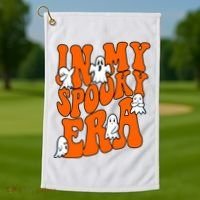 In My Spooky Era Halloween Groovy Golf Towel thumb 1