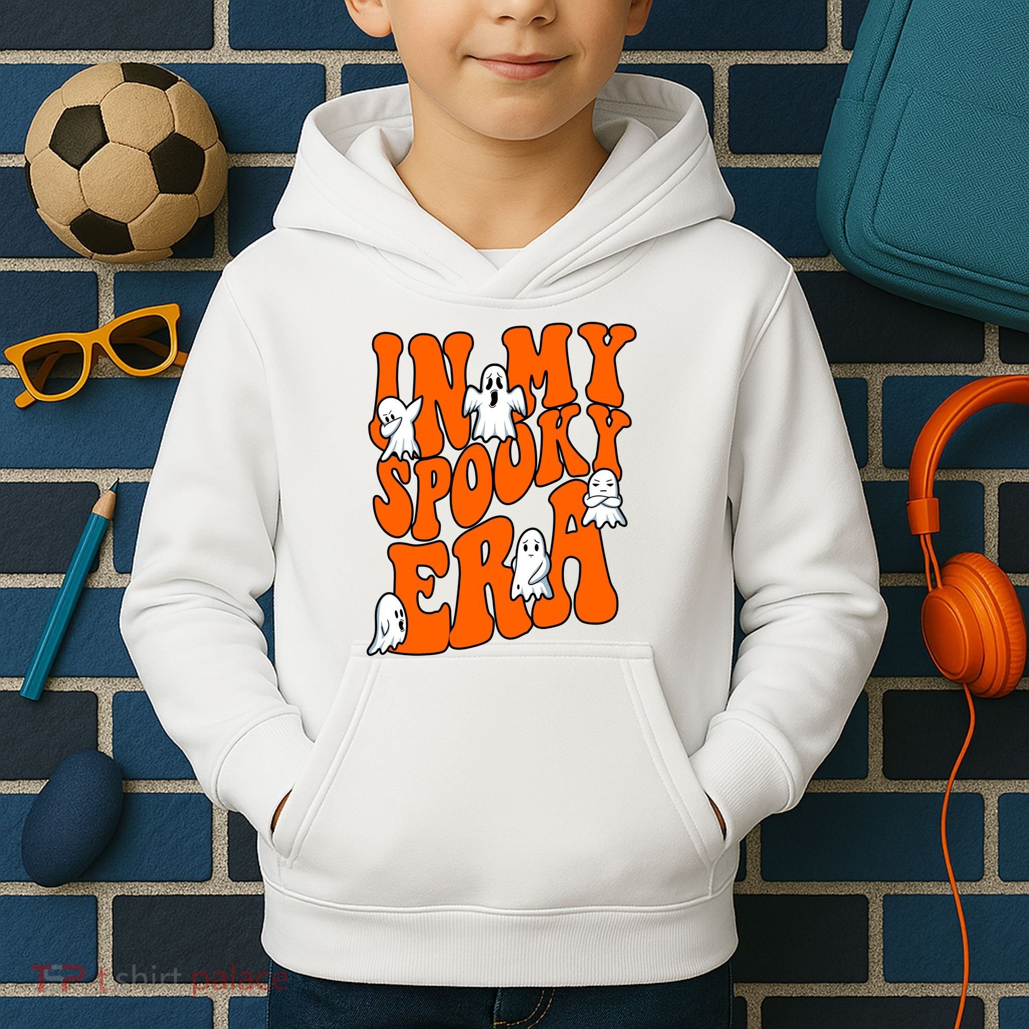 In My Spooky Era Halloween Groovy Kids Hoodie
