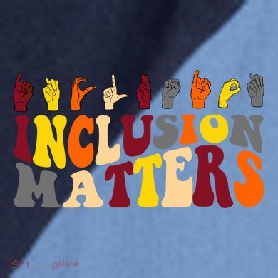 Inclusion Matters Sign Language Raglan Baseball Sleeve Shirt
