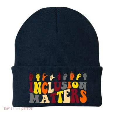 Inclusion Matters Sign Language Beanie
