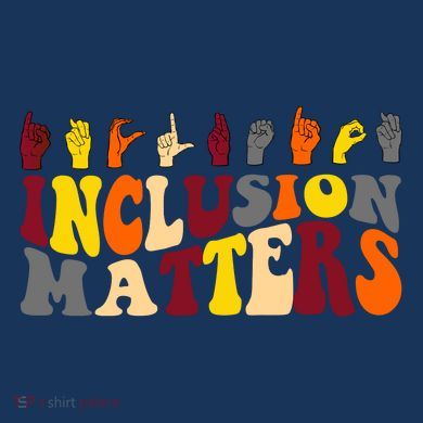 Inclusion Matters Sign Language Tall Long Sleeve Shirt