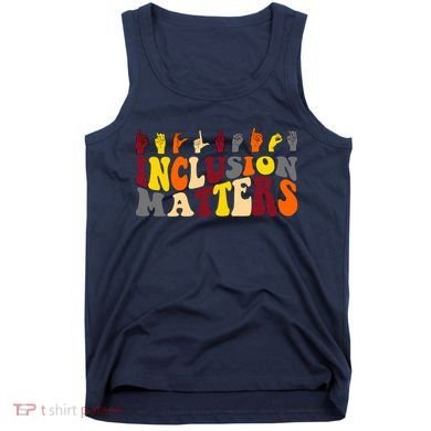Inclusion Matters Sign Language Tank Top