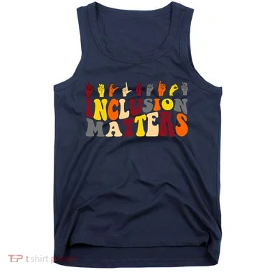 Inclusion Matters Sign Language Tank Top