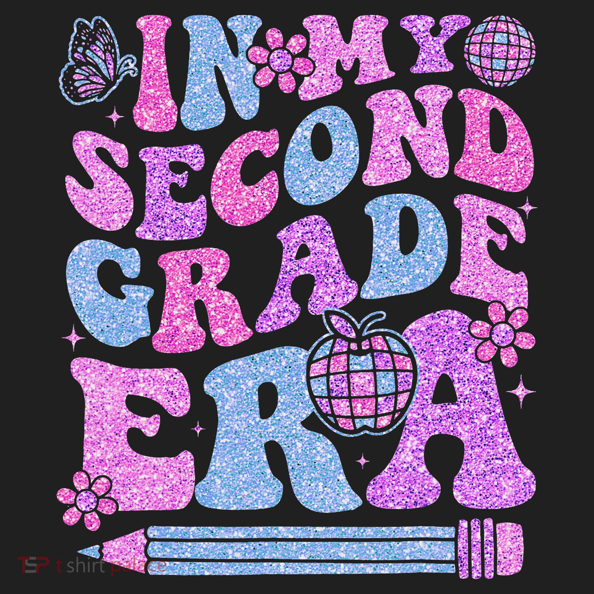 In My Second Grade Era Girl Back To School 2nd Grade Teacher Women's Sweatshirt