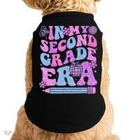In My Second Grade Era Girl Back To School 2nd Grade Teacher Doggie Tank thumb 0