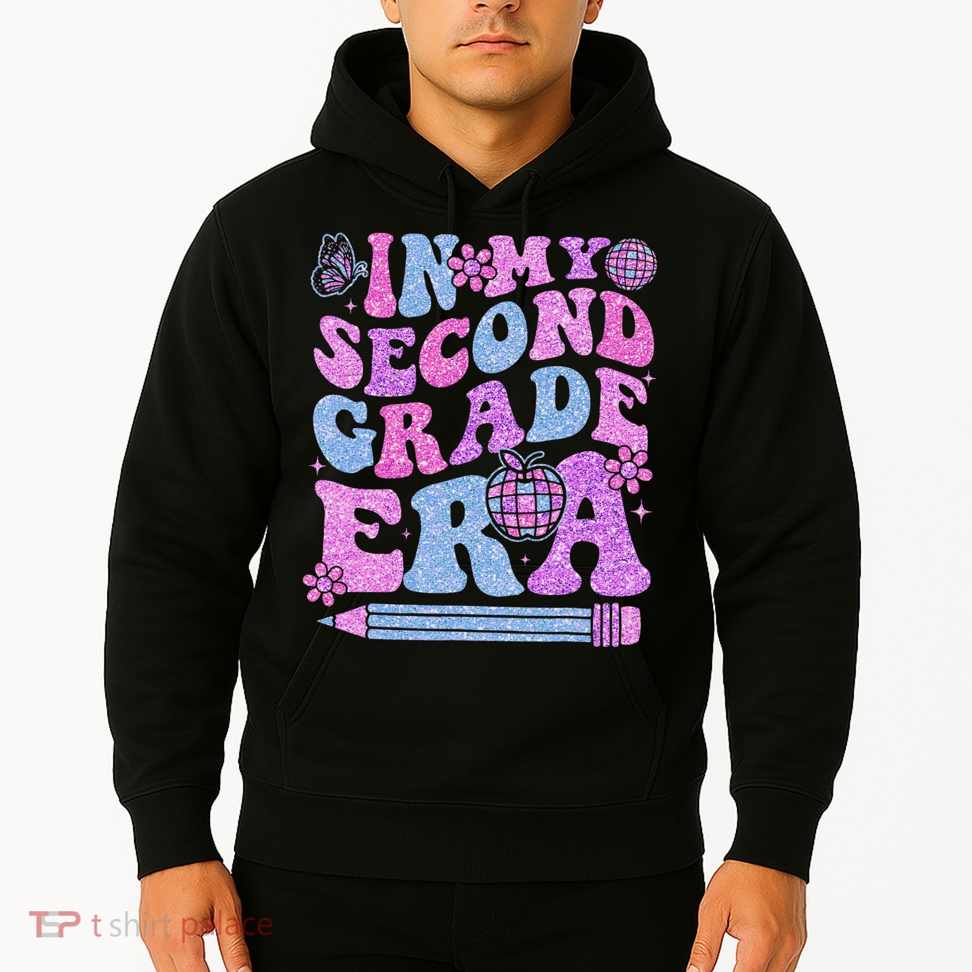 In My Second Grade Era Girl Back To School 2nd Grade Teacher Hoodie