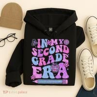 In My Second Grade Era Girl Back To School 2nd Grade Teacher Hoodie thumb 4