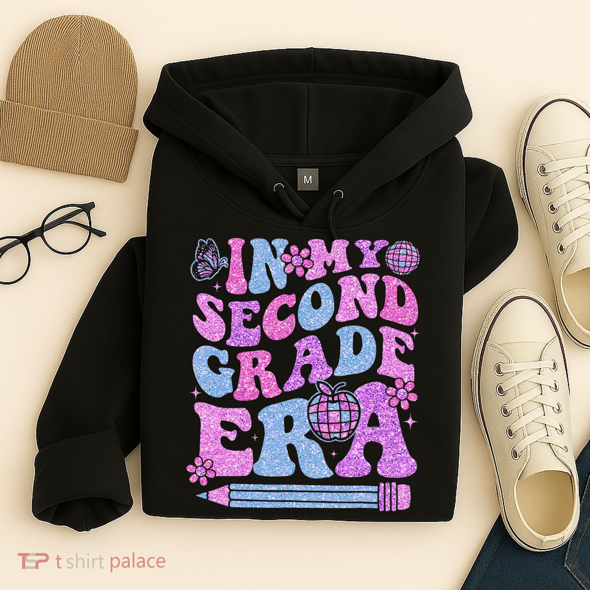 In My Second Grade Era Girl Back To School 2nd Grade Teacher Hoodie