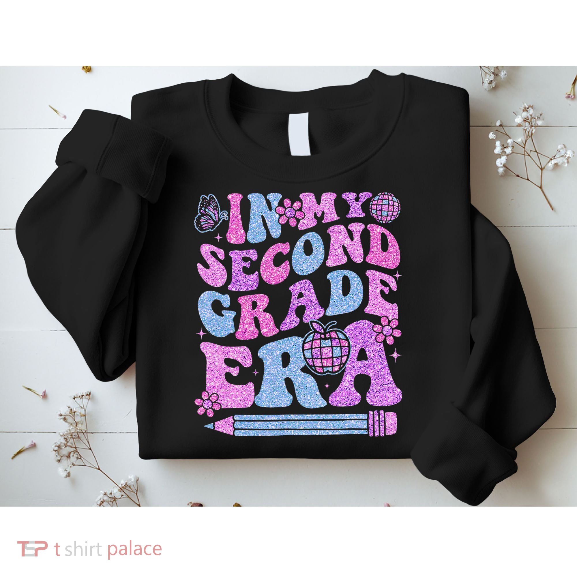 In My Second Grade Era Girl Back To School 2nd Grade Teacher Sweatshirt