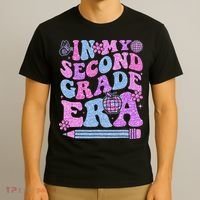 In My Second Grade Era Girl Back To School 2nd Grade Teacher T-Shirt thumb 3