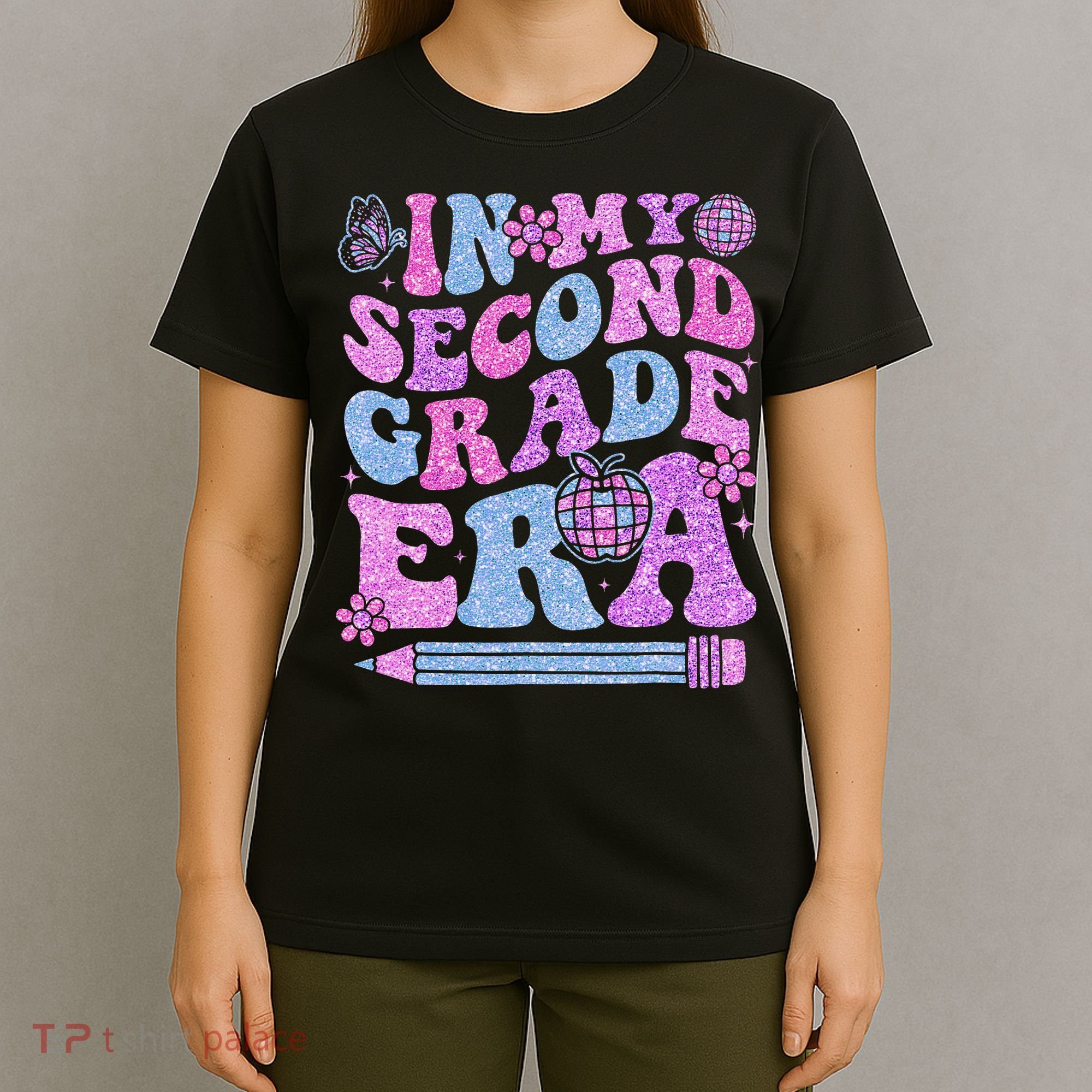 In My Second Grade Era Girl Back To School 2nd Grade Teacher T-Shirt