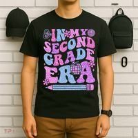 In My Second Grade Era Girl Back To School 2nd Grade Teacher T-Shirt thumb 6