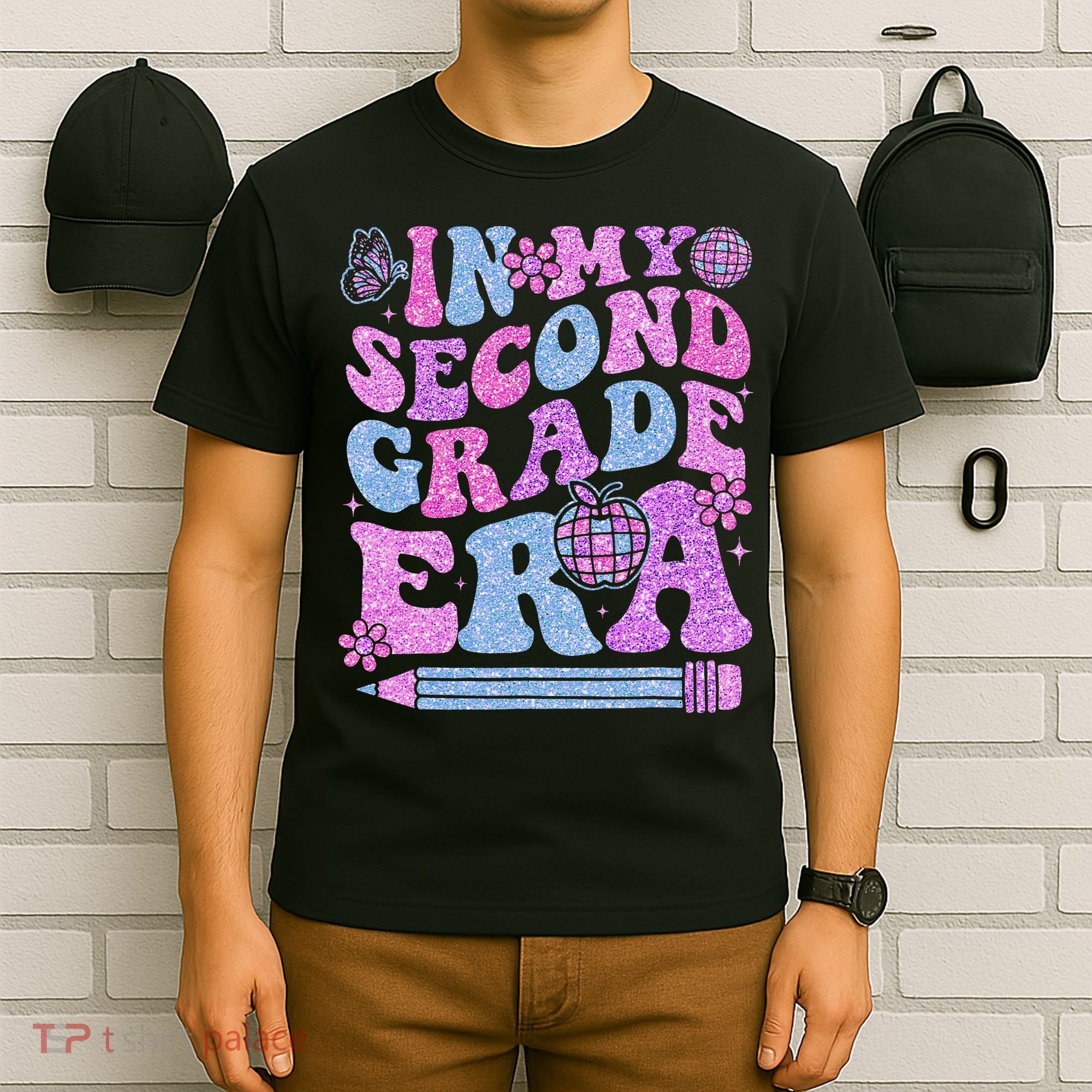In My Second Grade Era Girl Back To School 2nd Grade Teacher T-Shirt