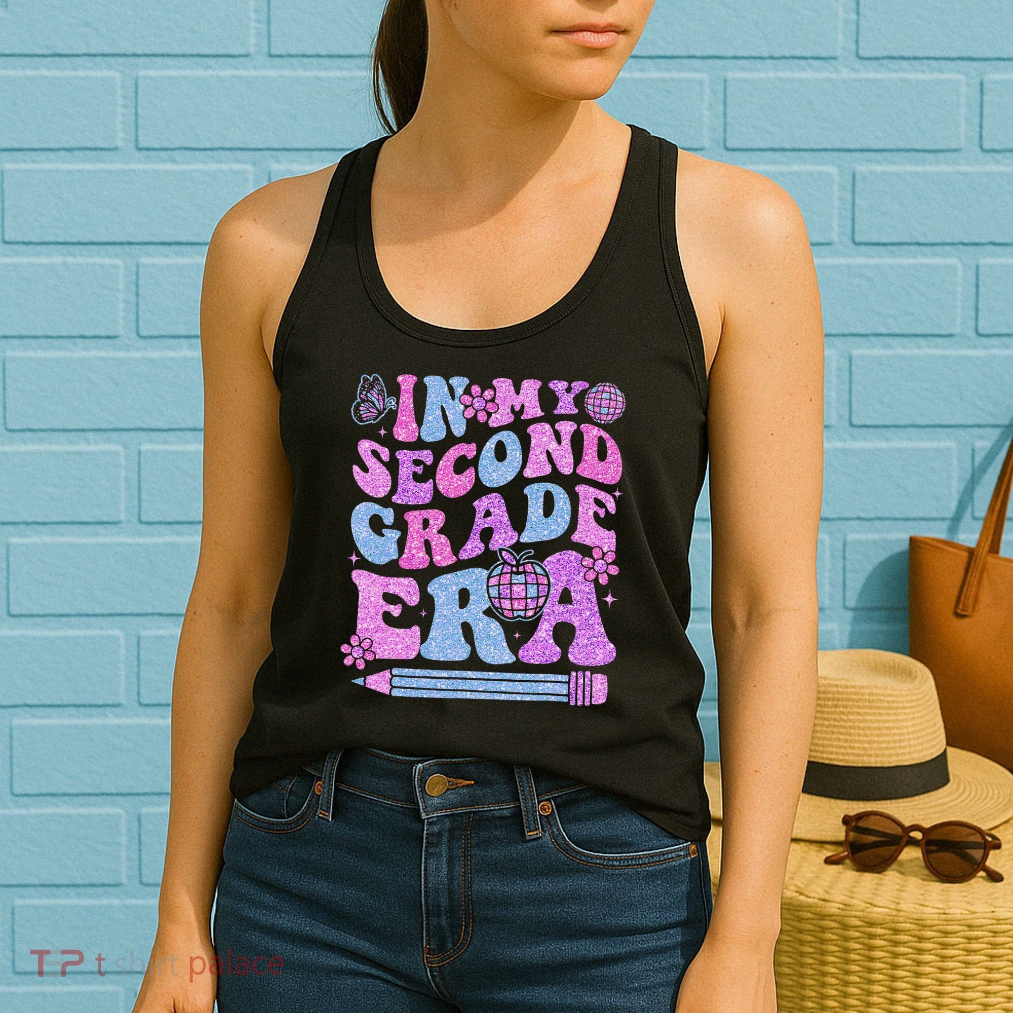 In My Second Grade Era Girl Back To School 2nd Grade Teacher Women's Tank Top