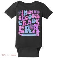 In My Second Grade Era Girl Back To School 2nd Grade Teacher Baby Bodysuit thumb 0