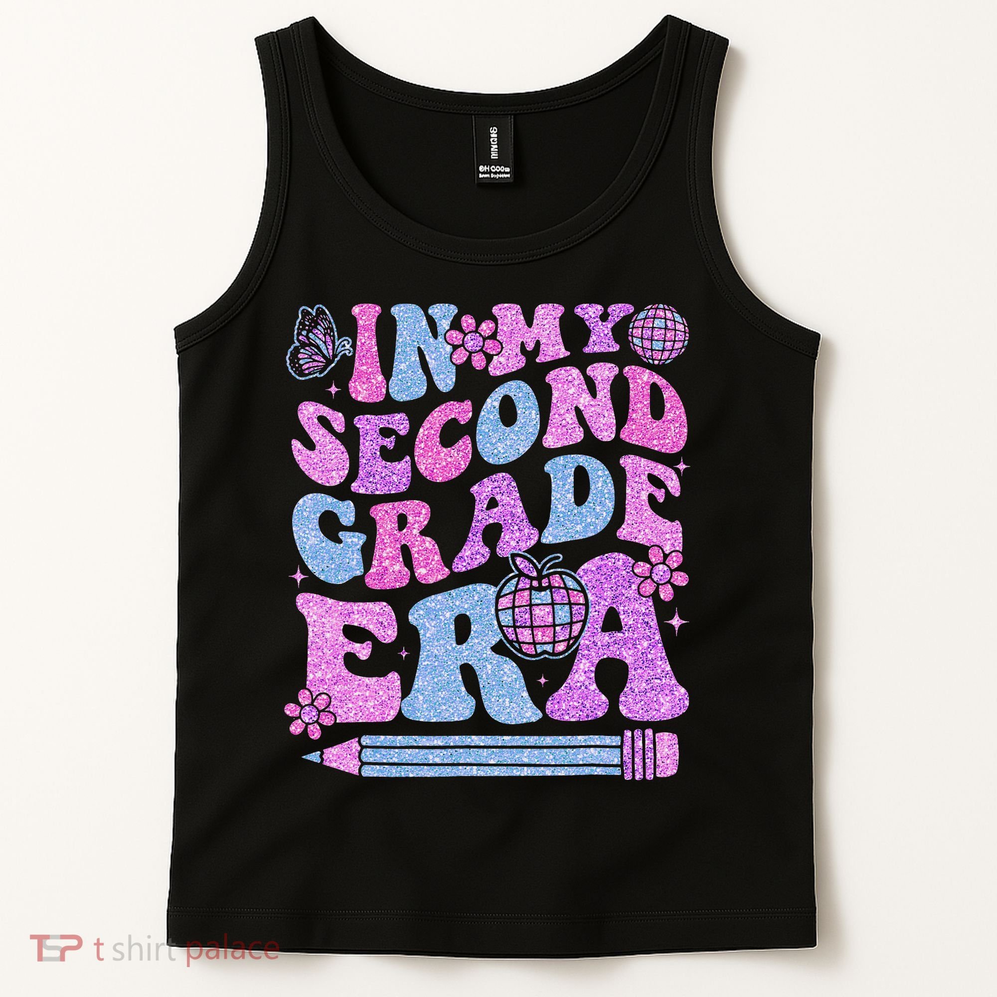 In My Second Grade Era Girl Back To School 2nd Grade Teacher Tank Top