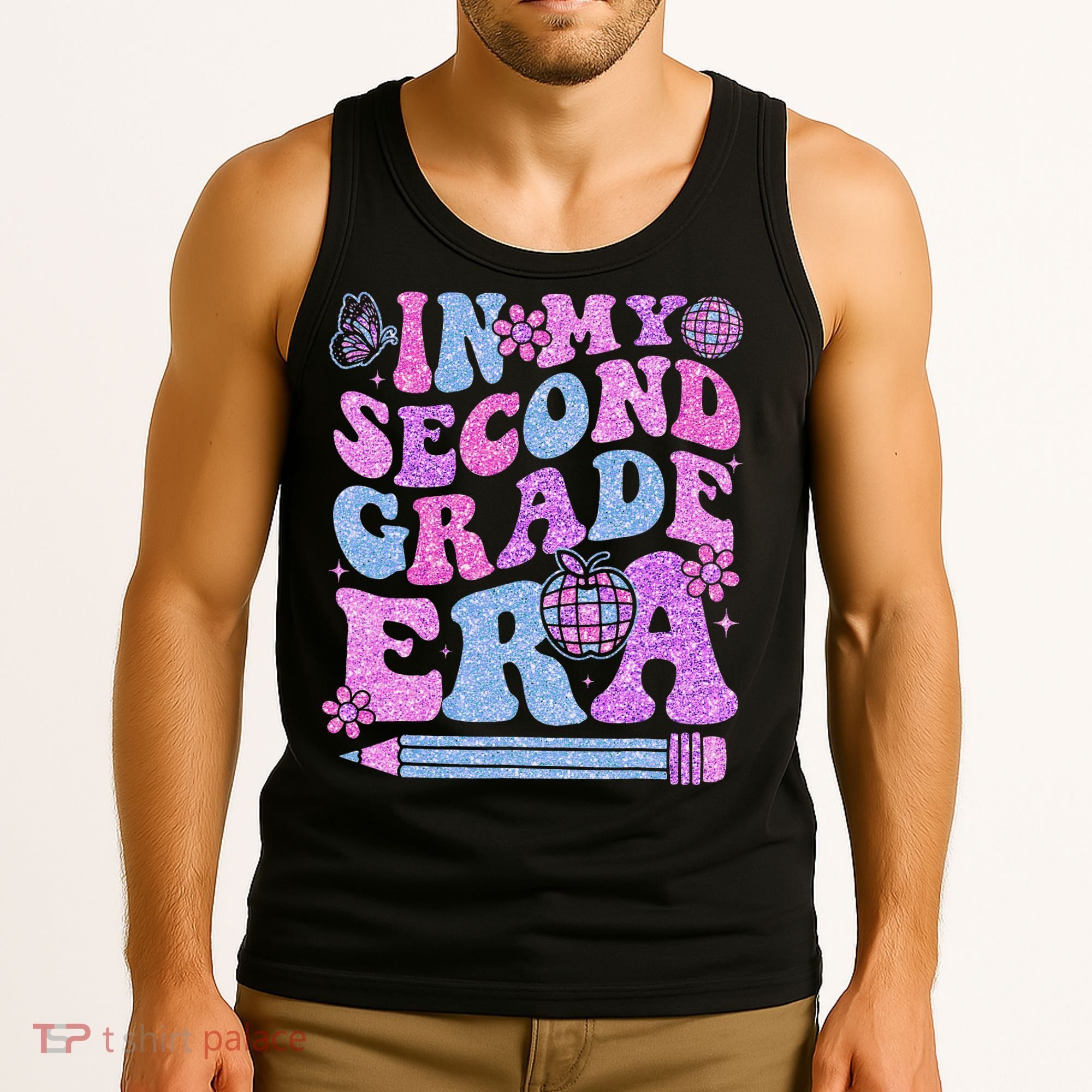 In My Second Grade Era Girl Back To School 2nd Grade Teacher Tank Top