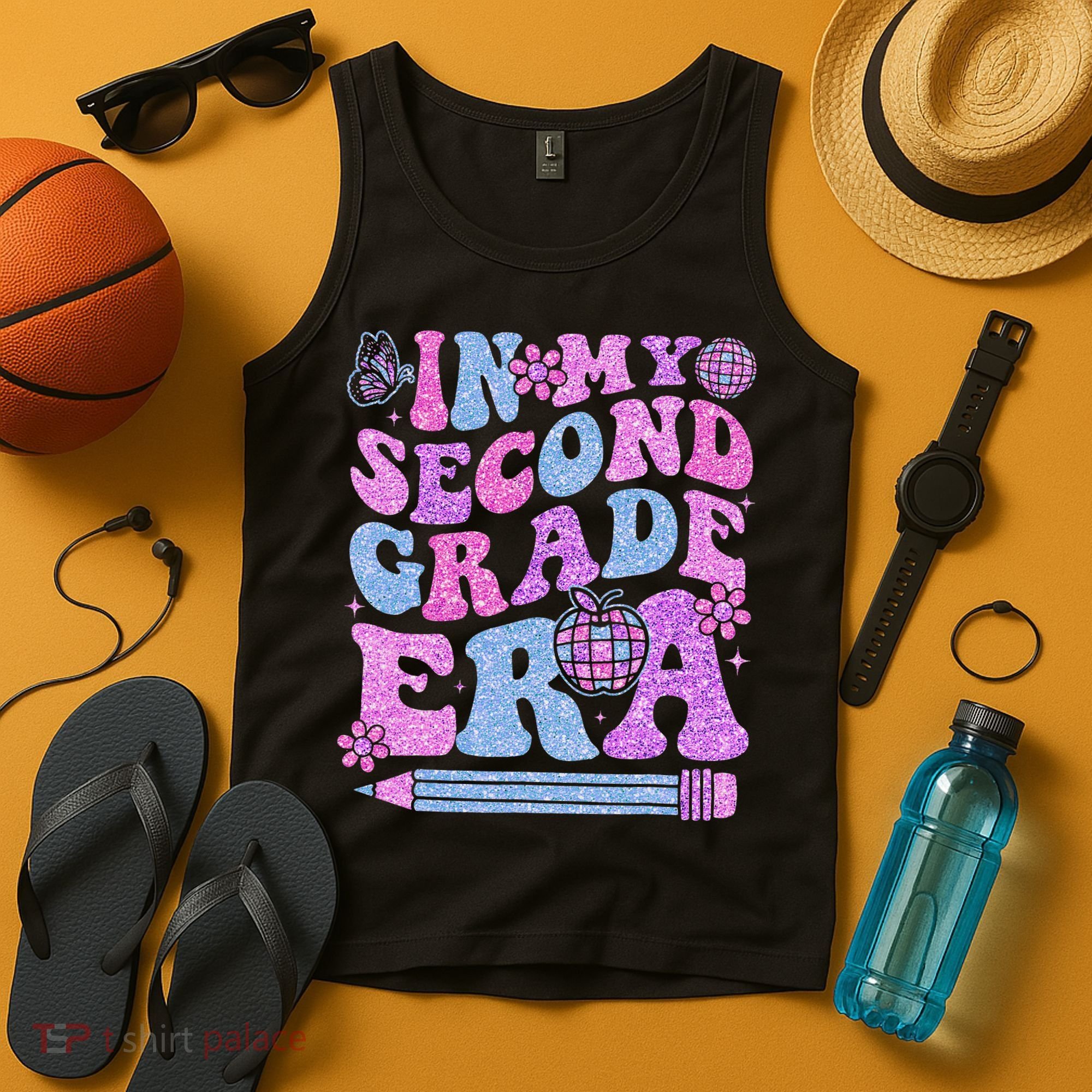 In My Second Grade Era Girl Back To School 2nd Grade Teacher Tank Top