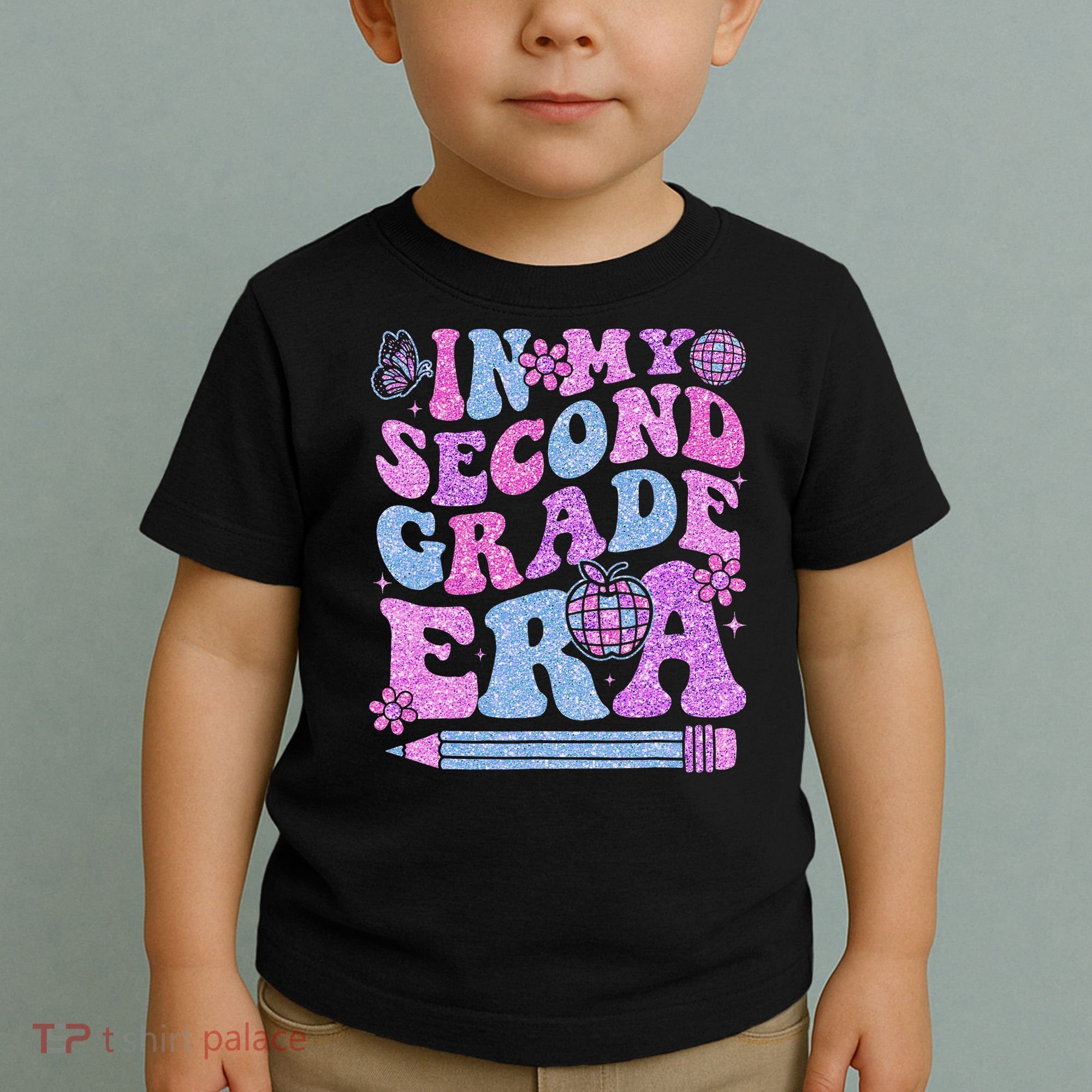In My Second Grade Era Girl Back To School 2nd Grade Teacher Toddler T-Shirt