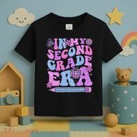 In My Second Grade Era Girl Back To School 2nd Grade Teacher Toddler T-Shirt thumb 3